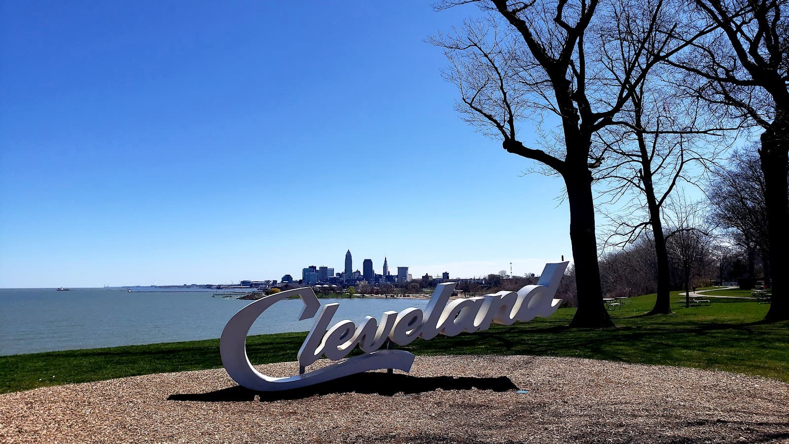Cleveland Script Sign - Edgewater Park